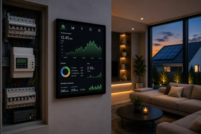 Dashboard Smart Home pentru monitorizarea consumului electric si optimizarea utilizarii energiei in locuinta